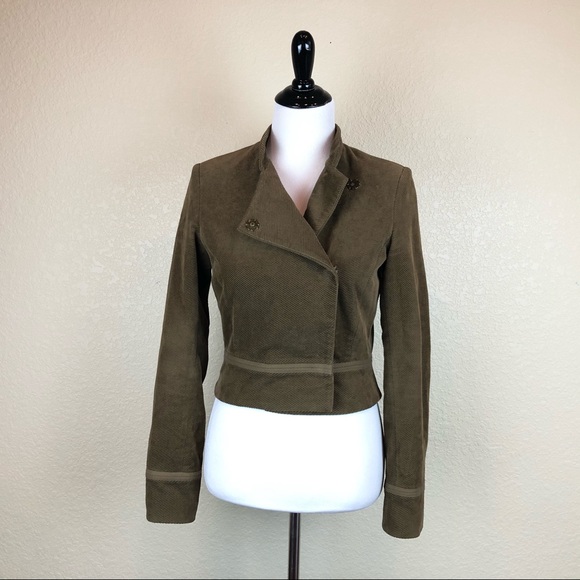 Vince Womens Blazer Jacket Button Up Brown Size 4 - Picture 1 of 6